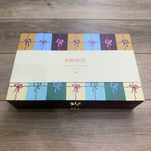 Papier x Anthropologie 12 Day Advent Calendar Desk Delights Stationery Gift Set